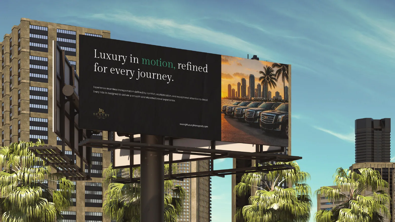 JRL Luxury Transport brand style guide, page 40