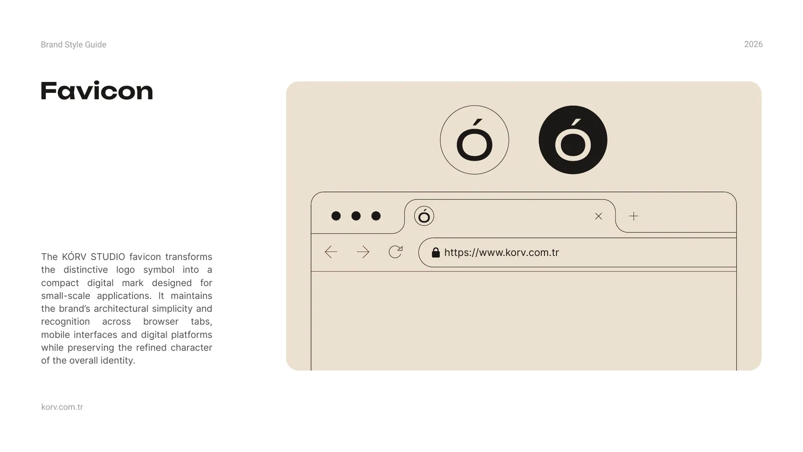 KORV brand style guide, page 16