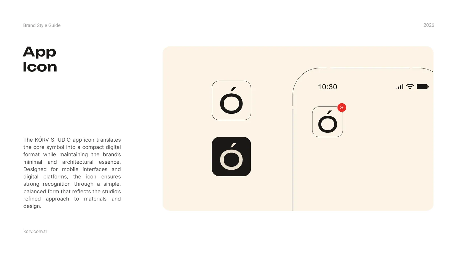 KORV brand style guide, page 18