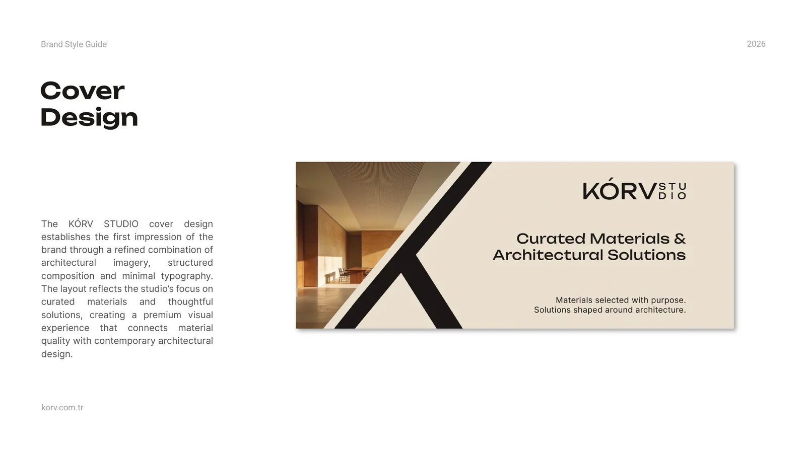 KORV brand style guide, page 33