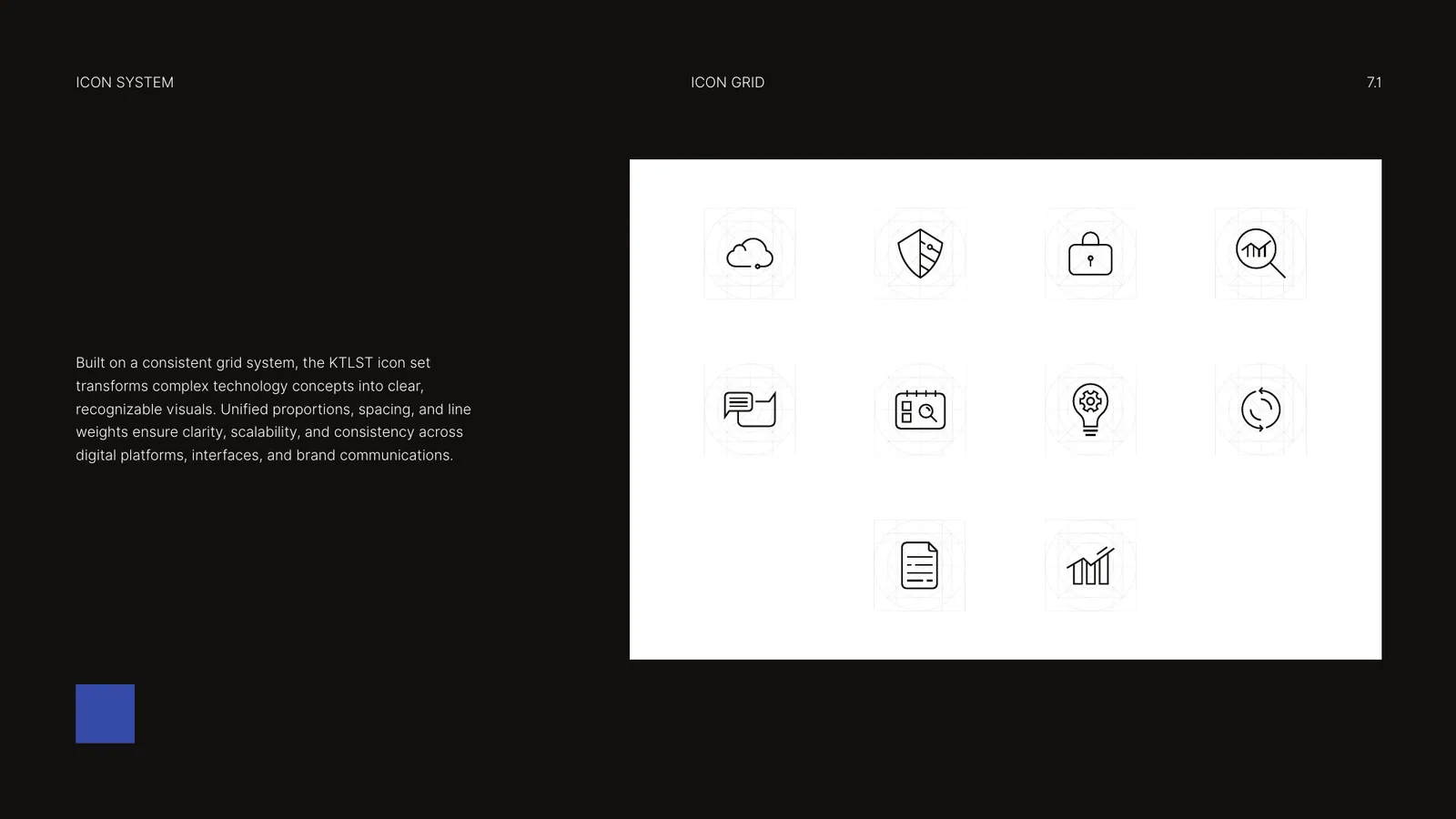 KTLST brand style guide, page 33