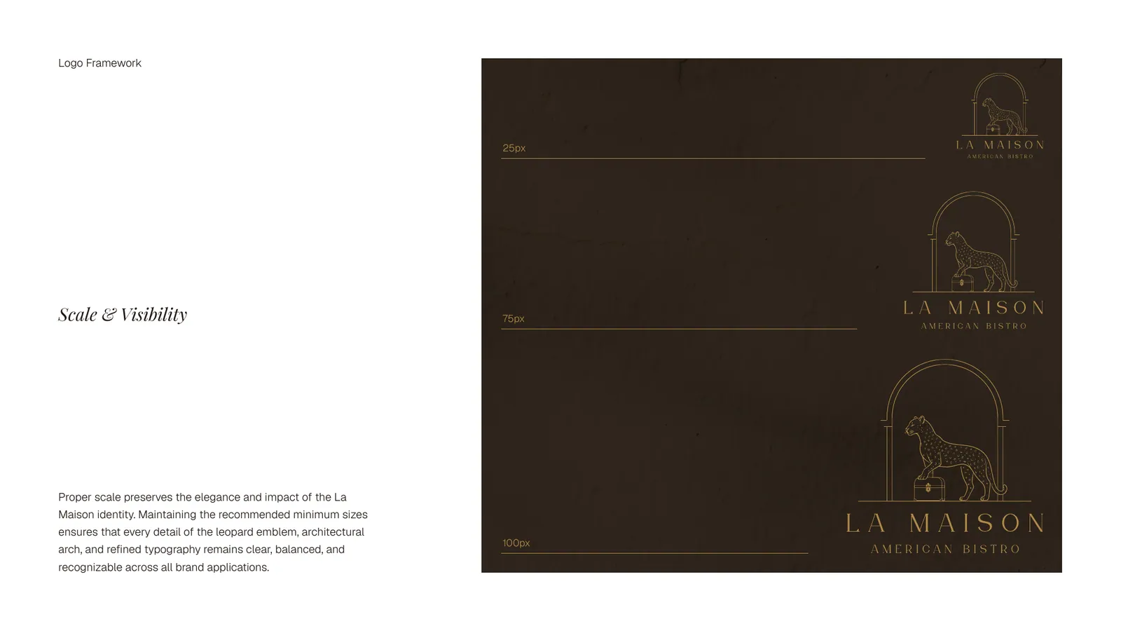 La Maison brand style guide, page 14