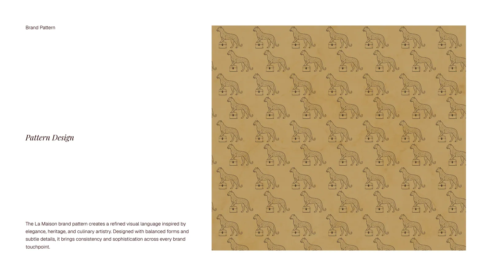 La Maison brand style guide, page 33