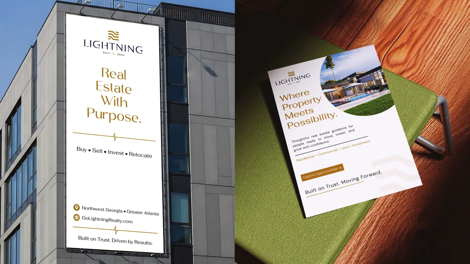Lightning Realty Group brand style guide, page 45