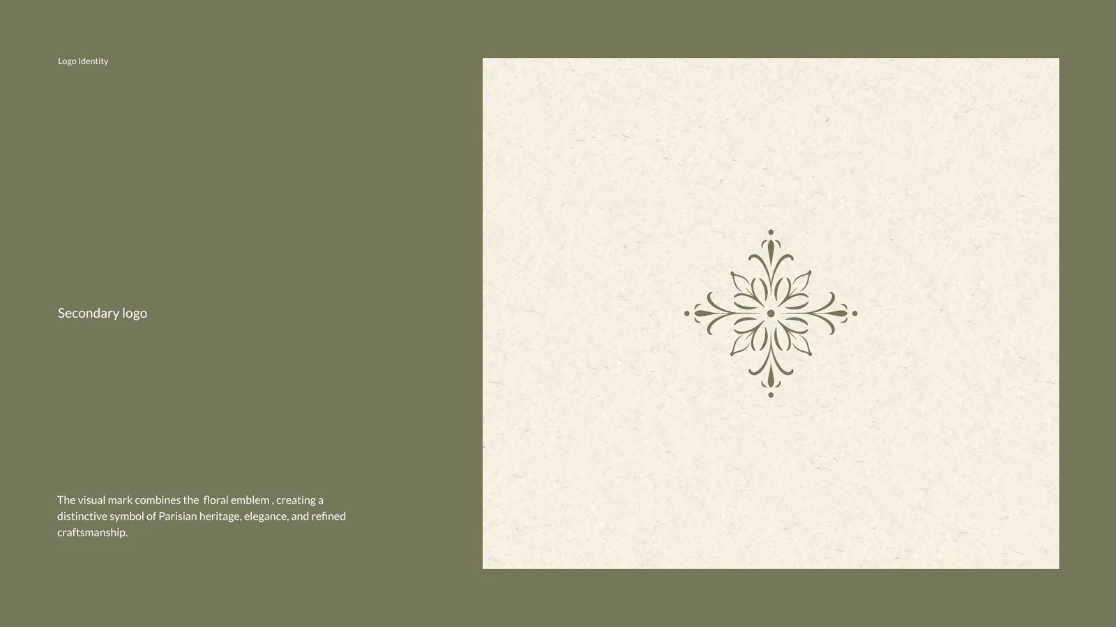 Maison l'Oranger brand style guide, page 12