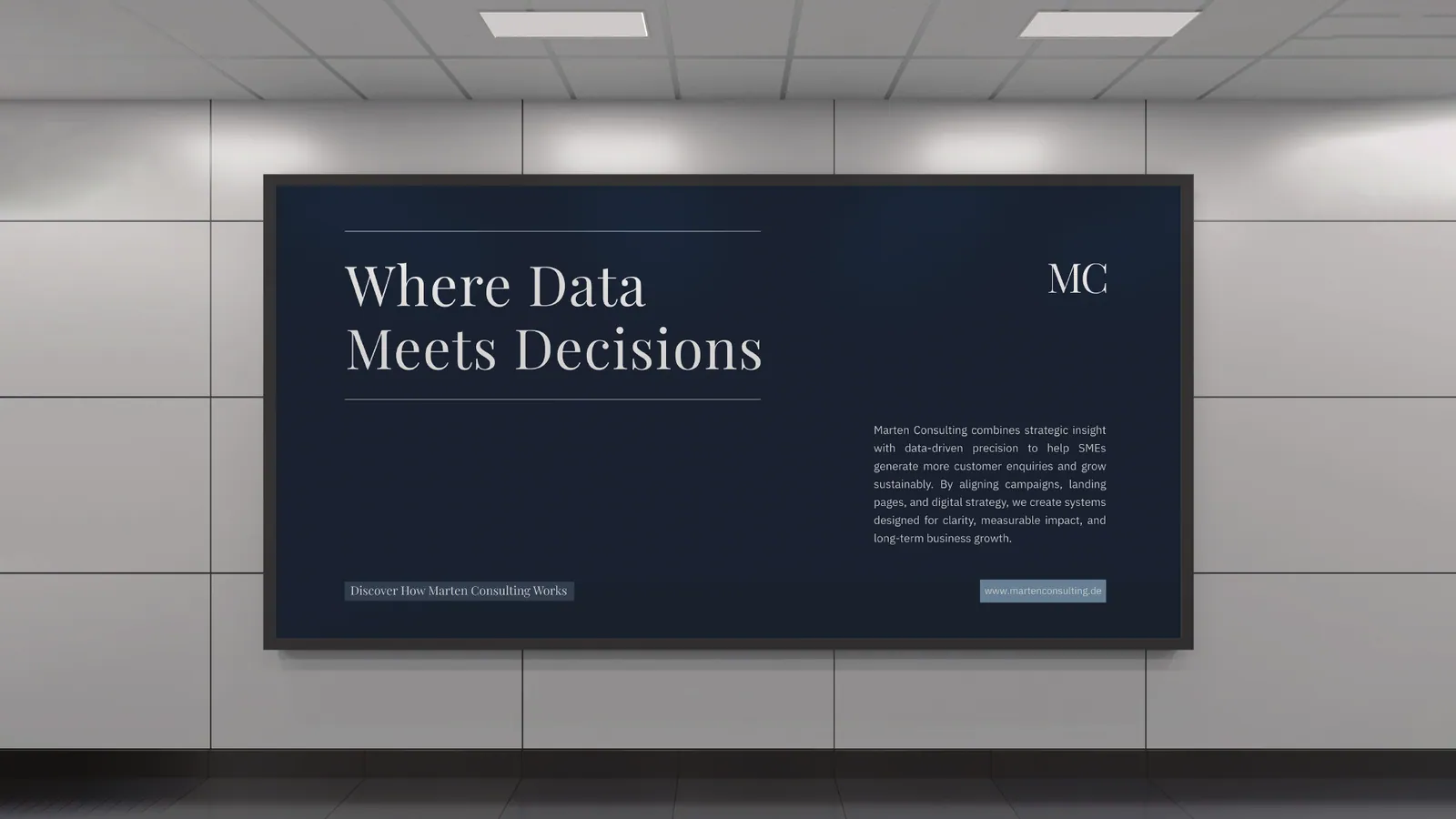 Marten Consulting brand style guide, page 19