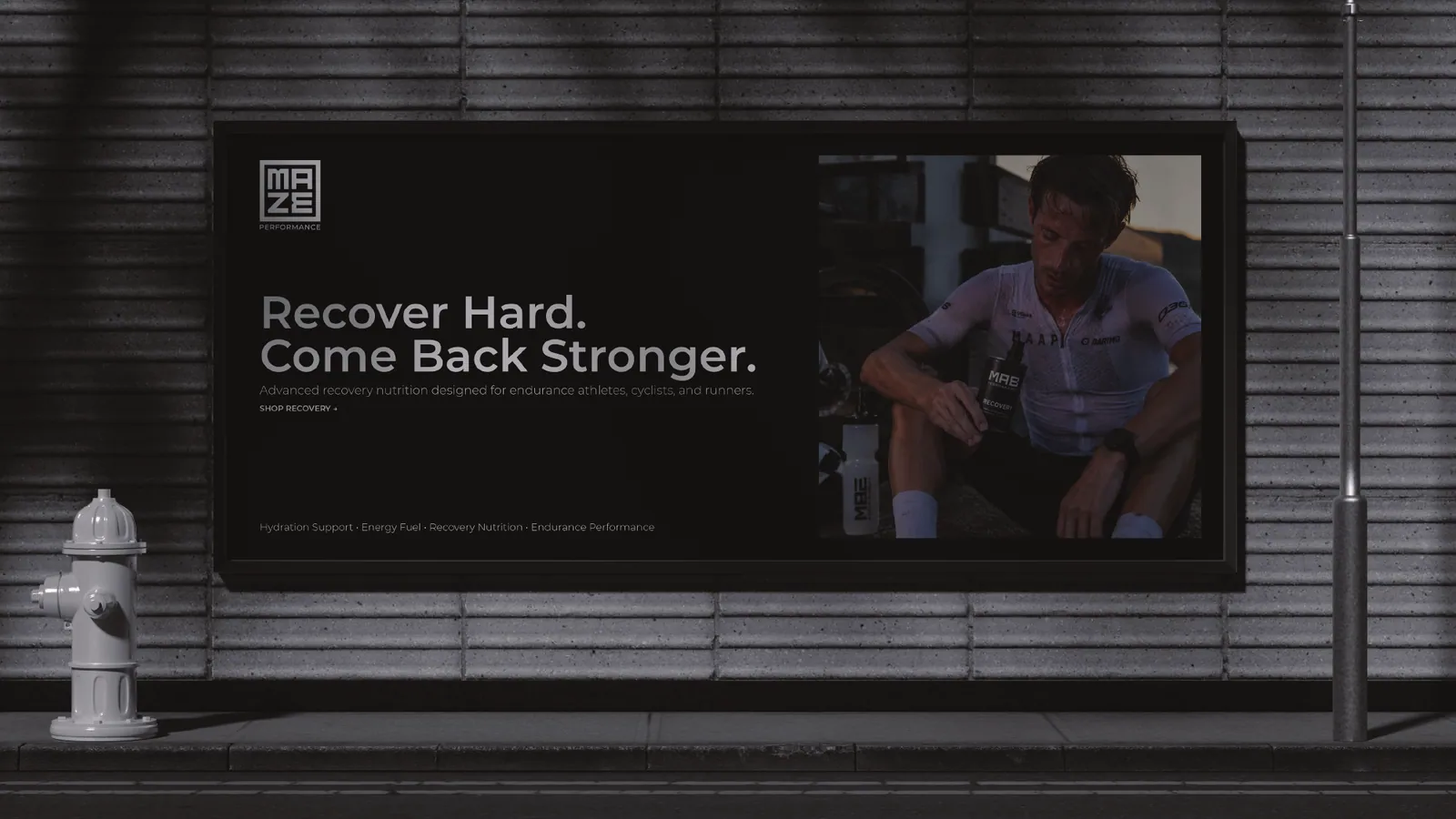 MAZE Performance brand style guide, page 44