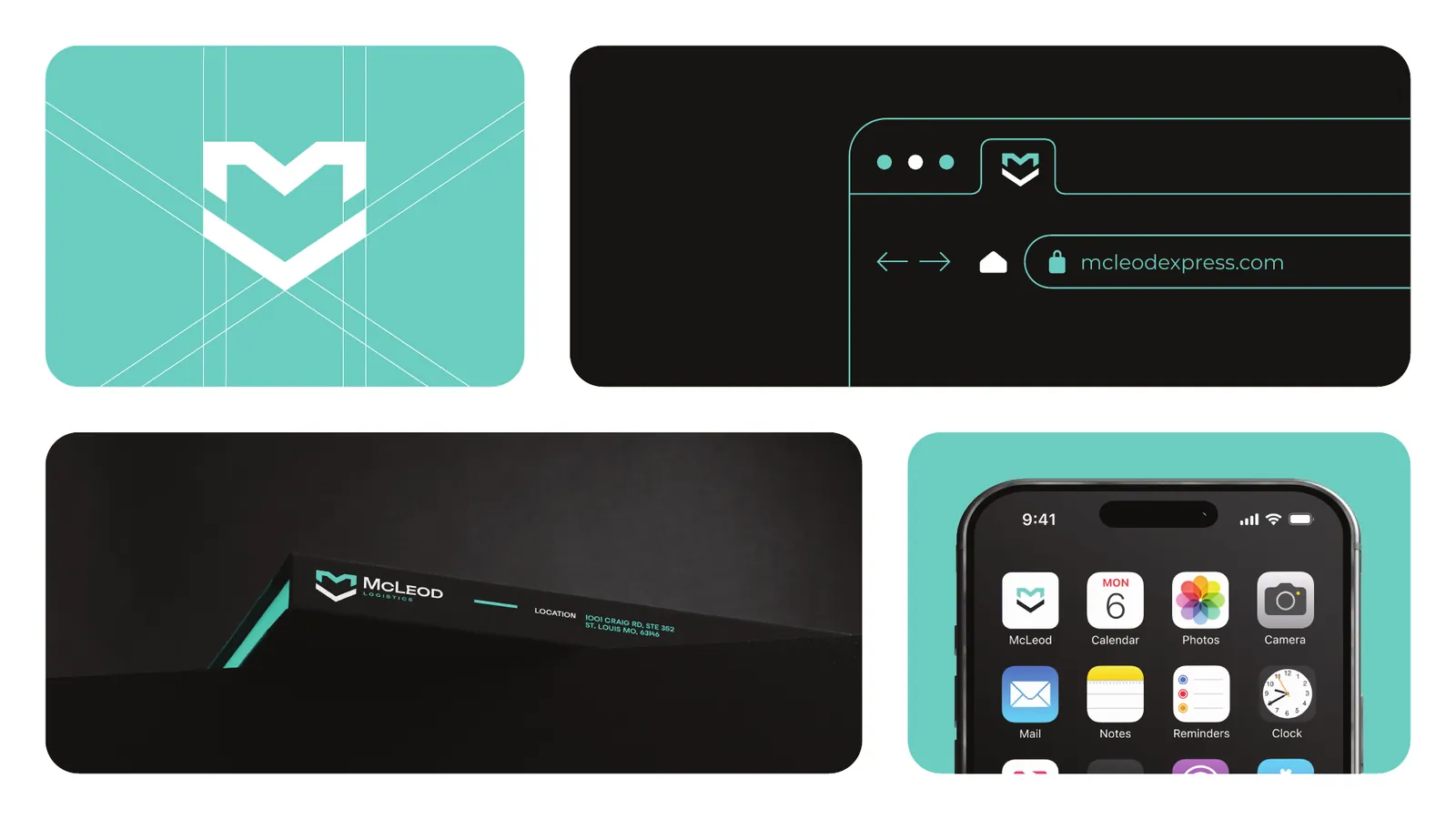 McLeod Logistics brand style guide, page 20