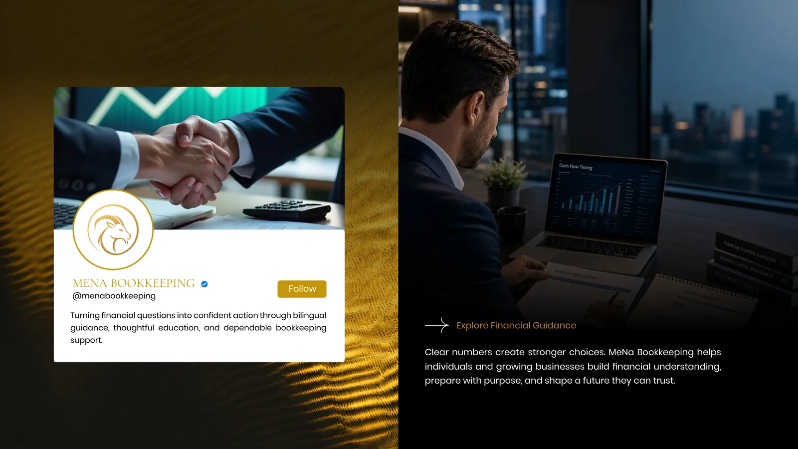 MeNa Bookkeeping brand style guide, page 18