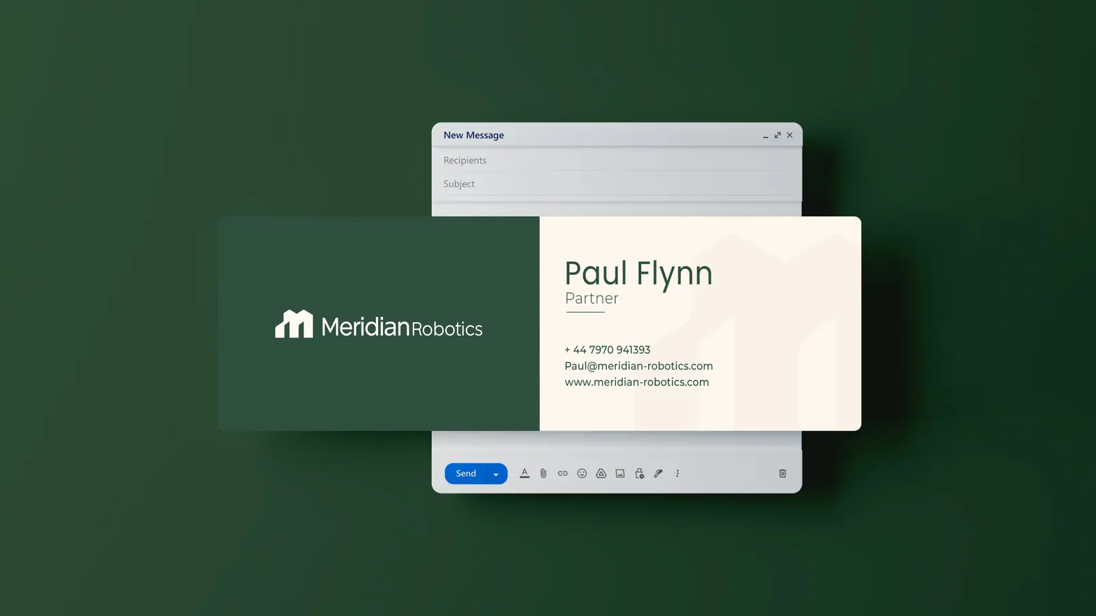 Meridian Robotics brand style guide, page 42