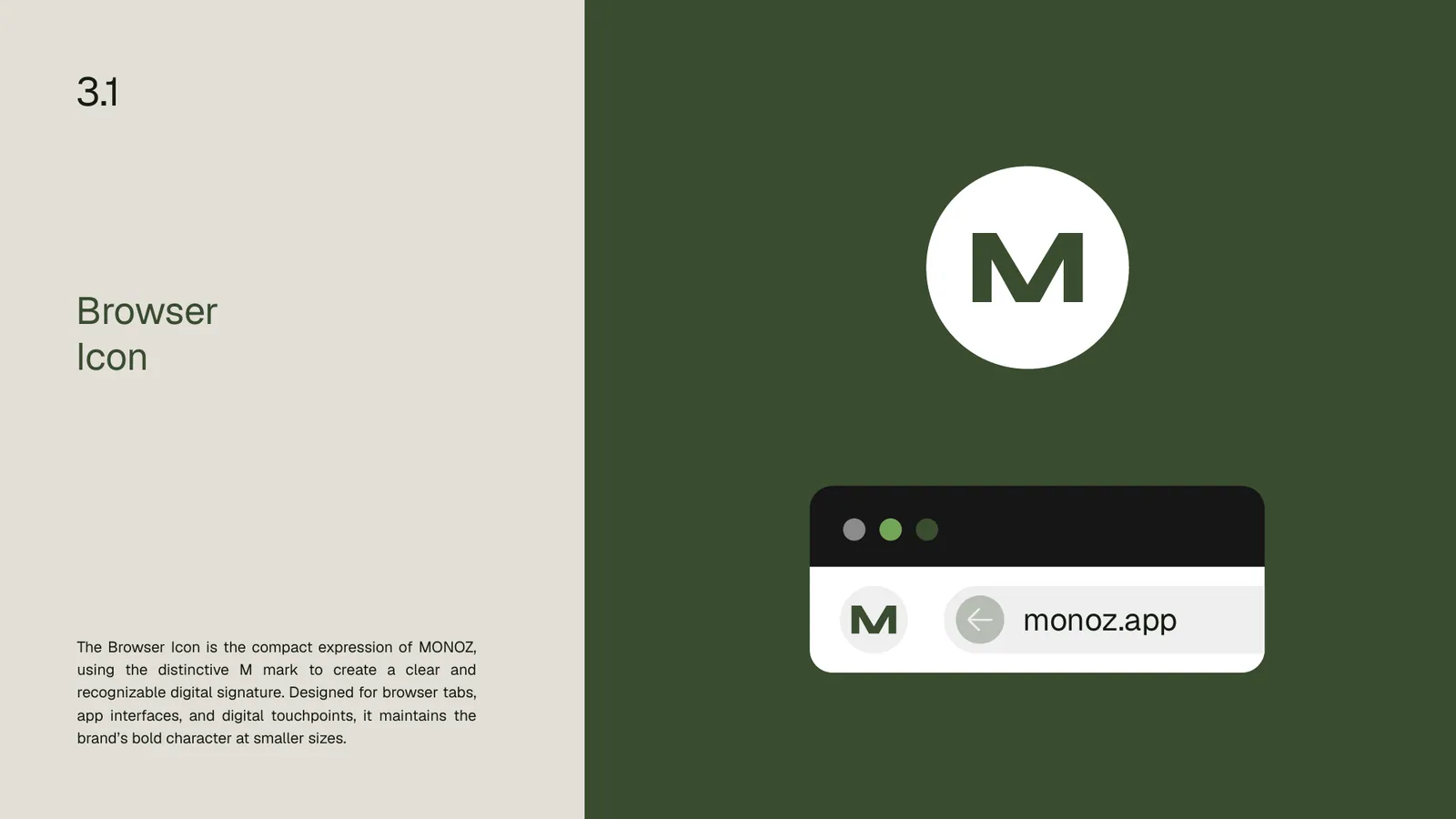 Monoz brand style guide, page 17
