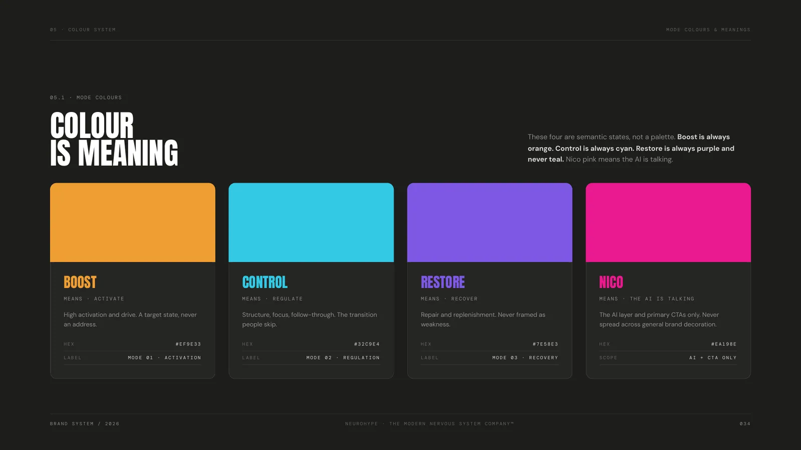 NeuroHype brand style guide, page 34