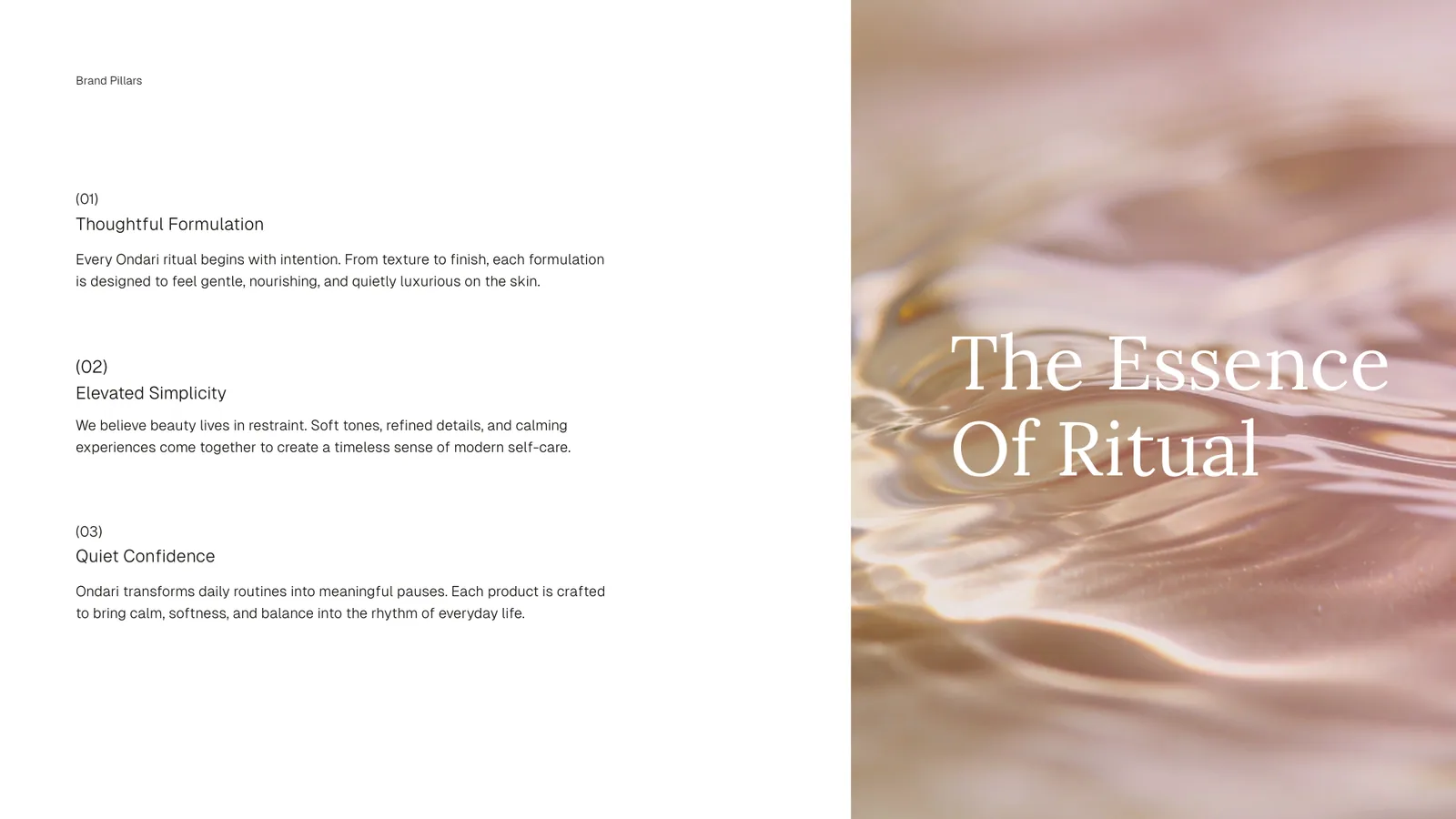 Ondari brand style guide, page 14