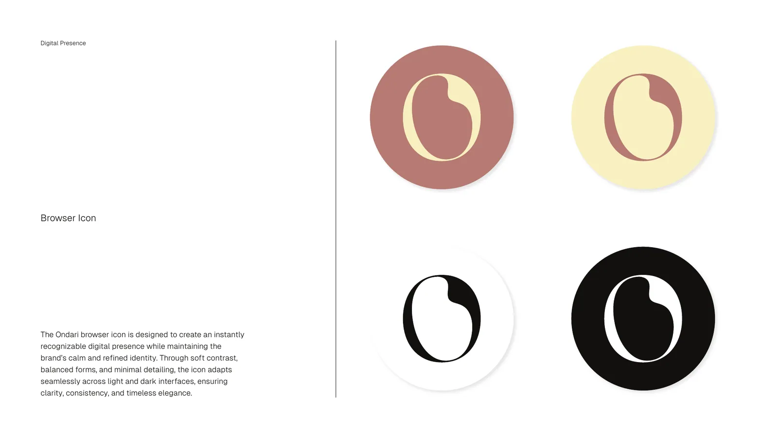 Ondari brand style guide, page 16