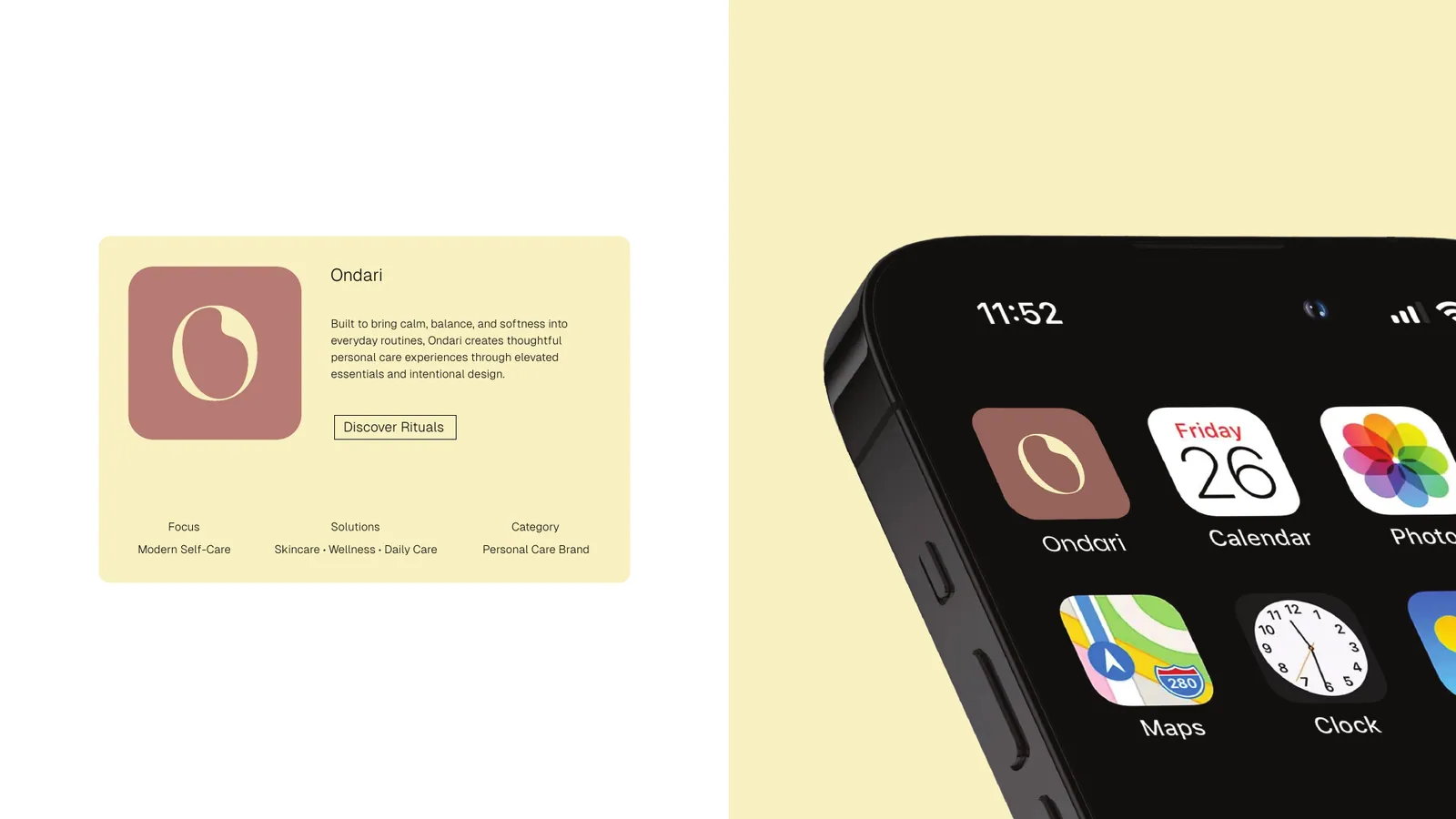 Ondari brand style guide, page 19