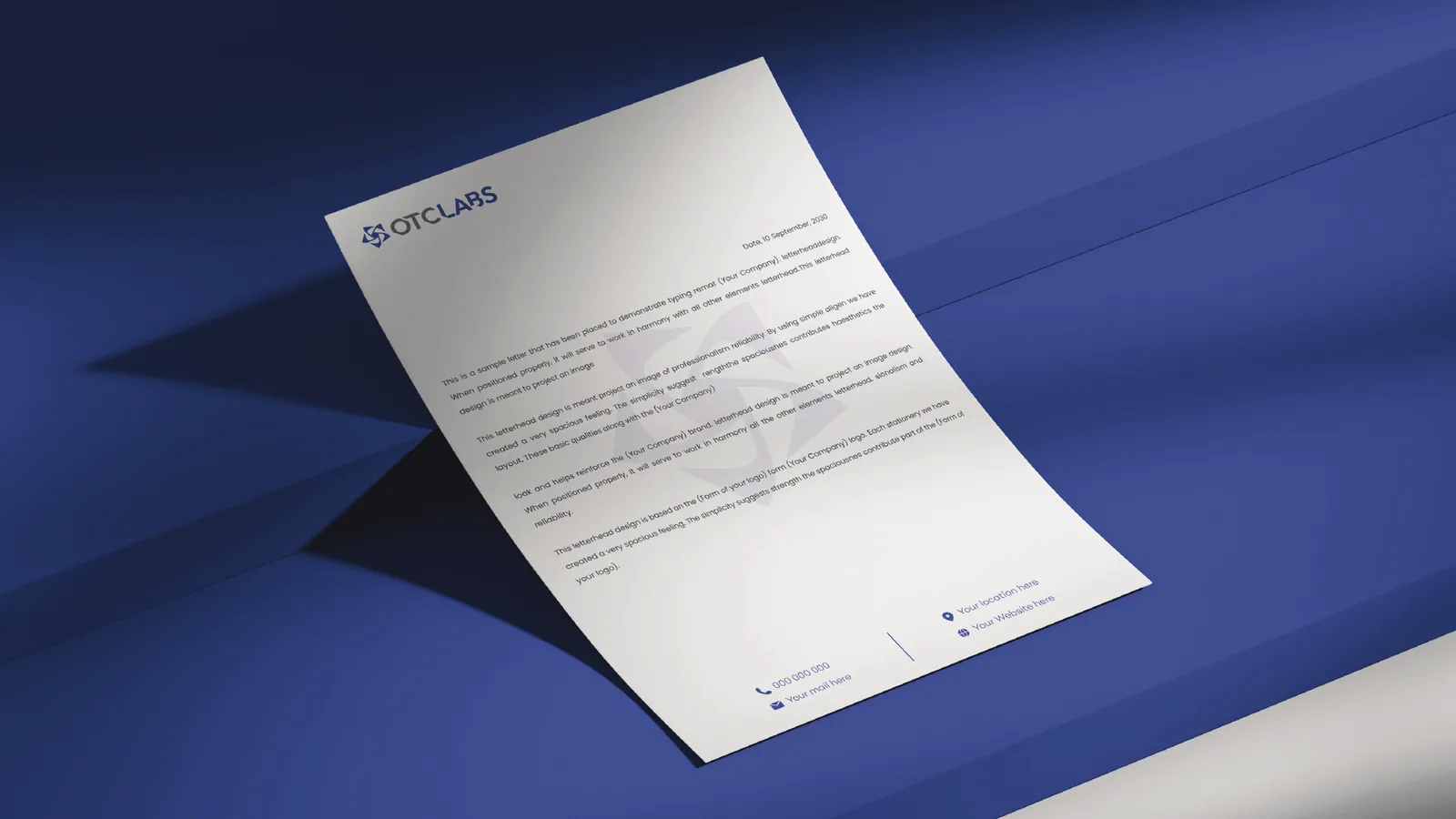 OTC Labs brand style guide, page 26