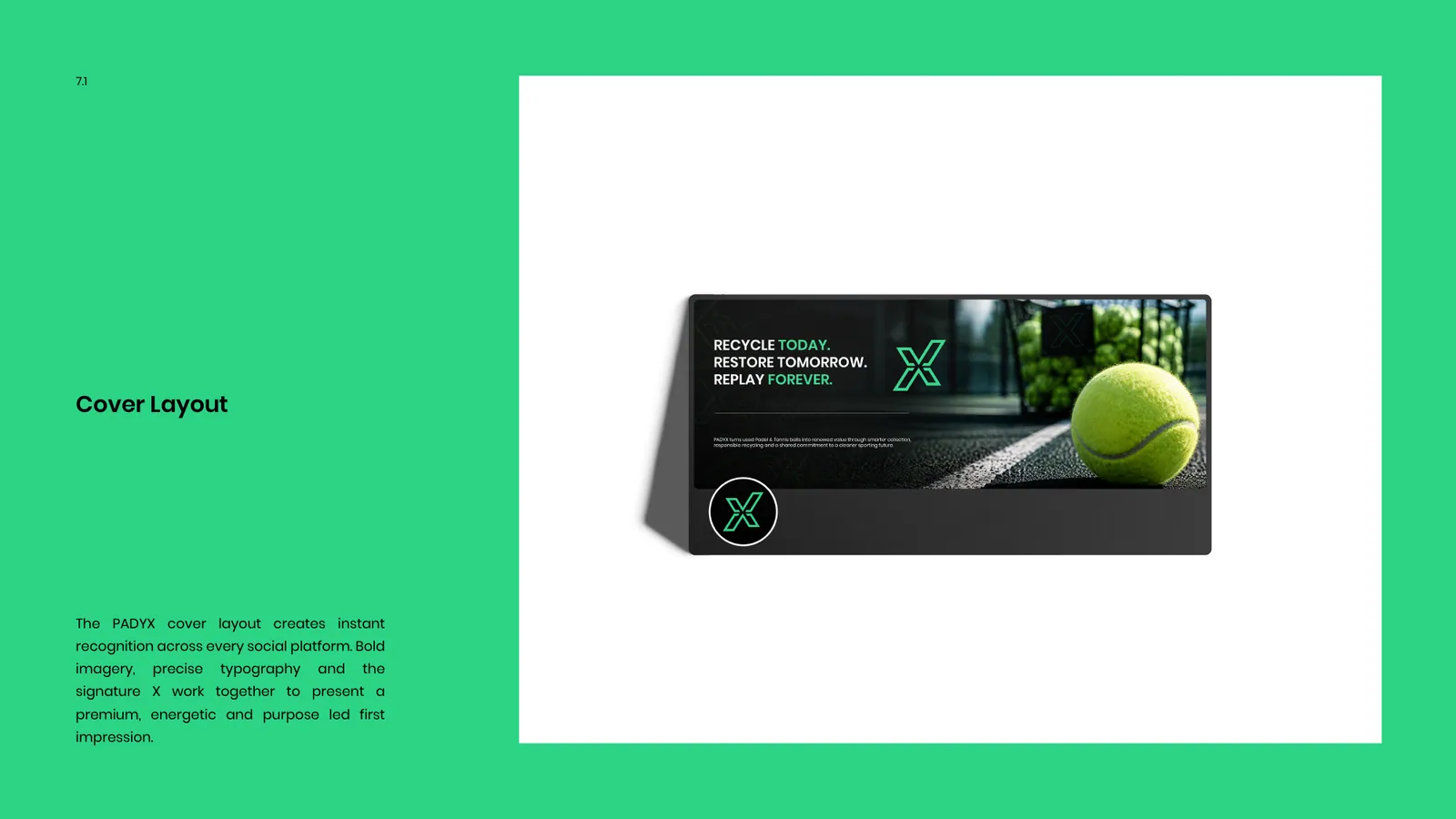 PADYX brand style guide, page 35