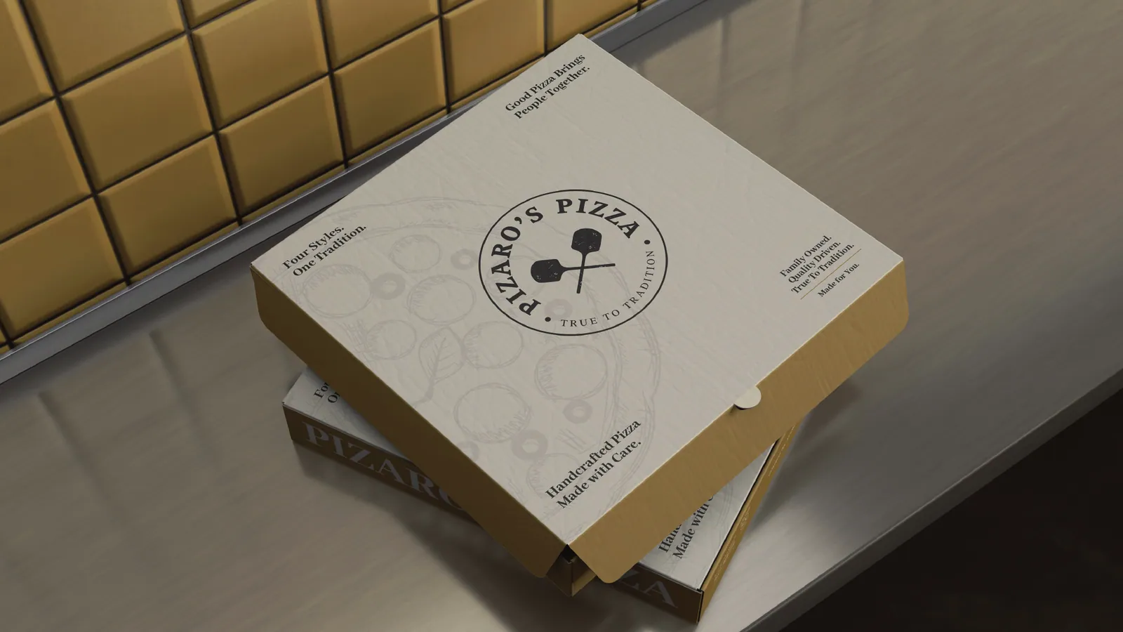 Pizaro’s Pizza brand style guide, page 37
