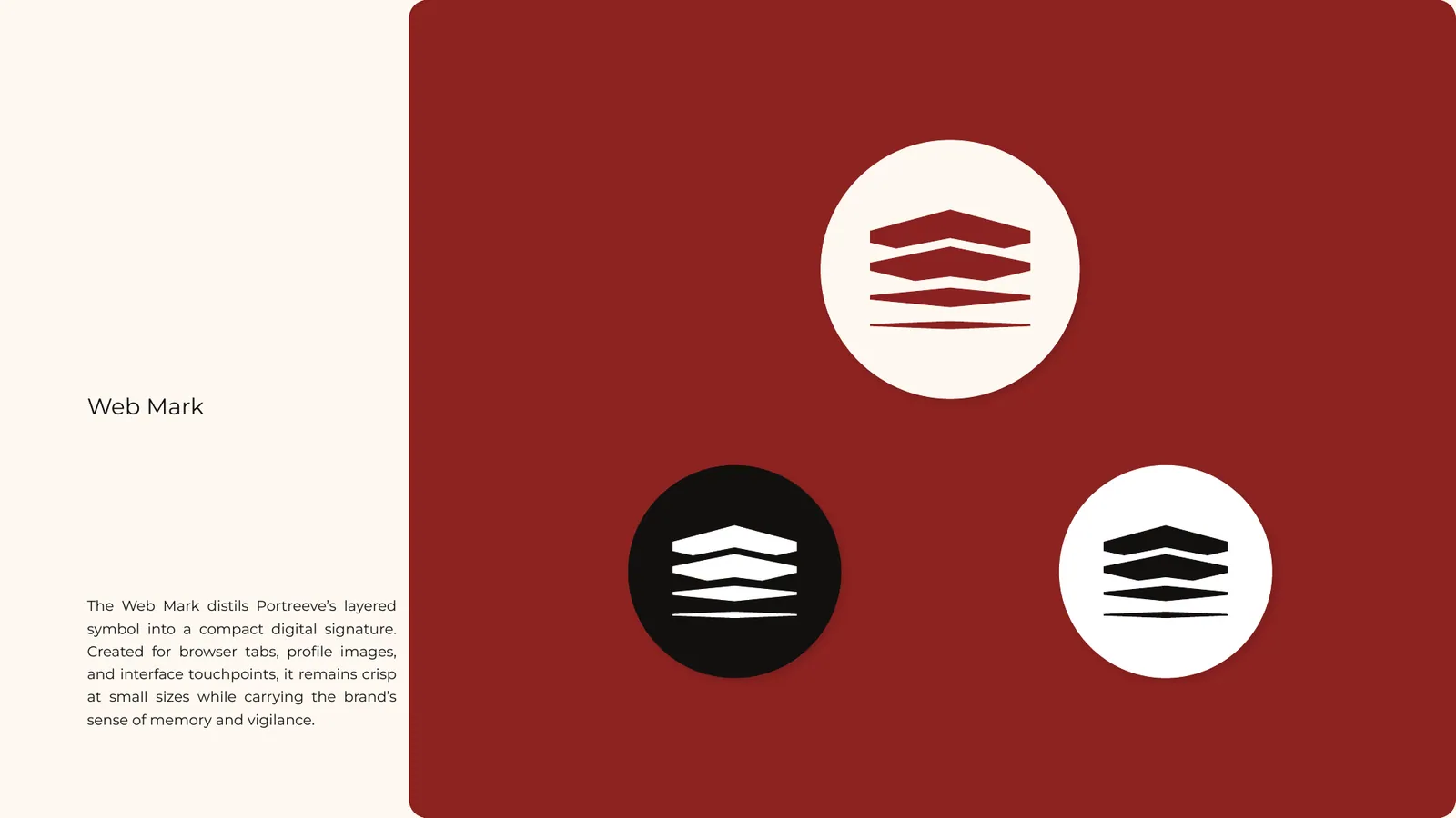 Portreeve brand style guide, page 16