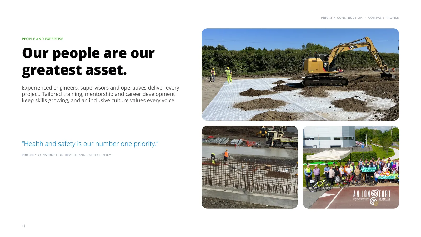 Priority Construction pitch deck, page 13
