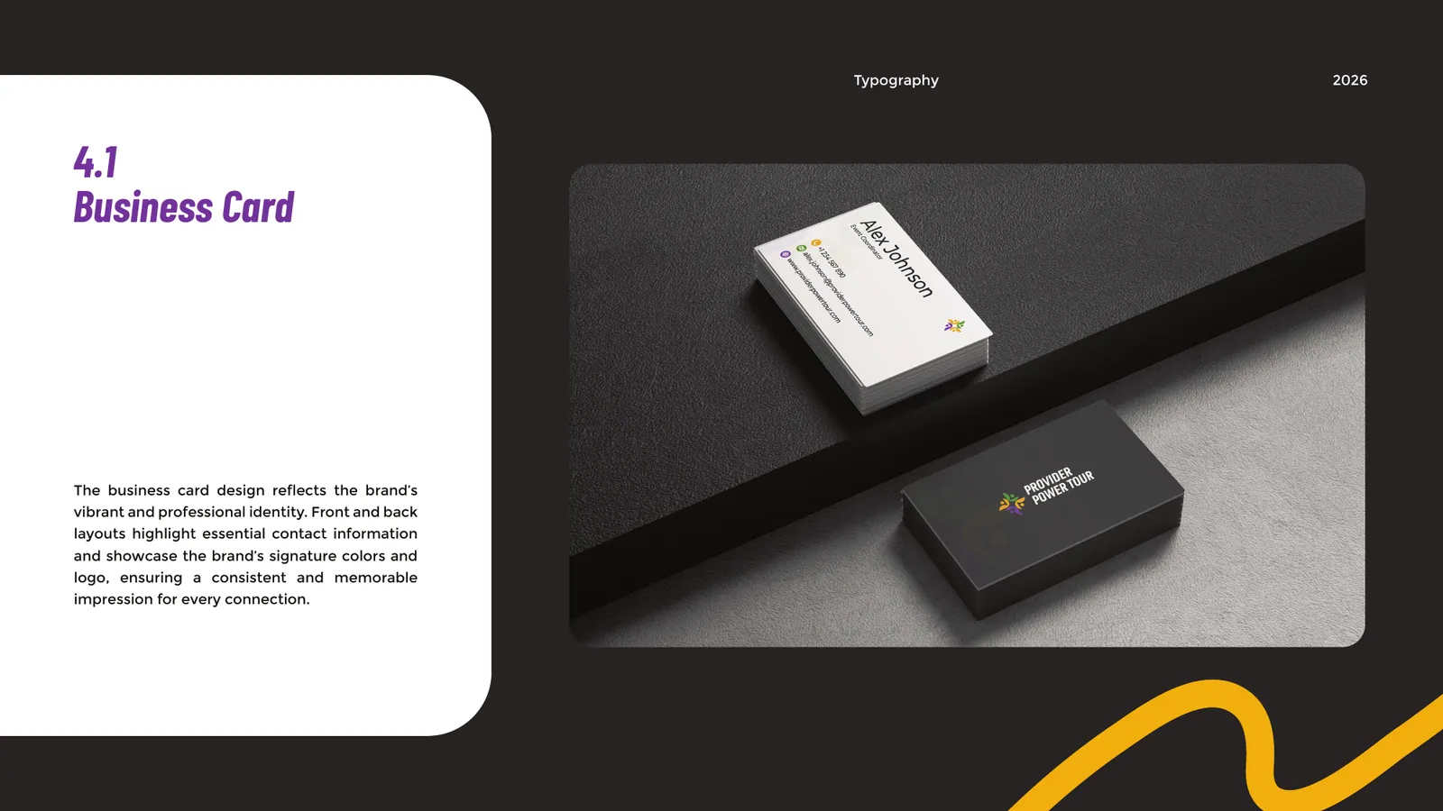 Provider Power Tour brand style guide, page 27