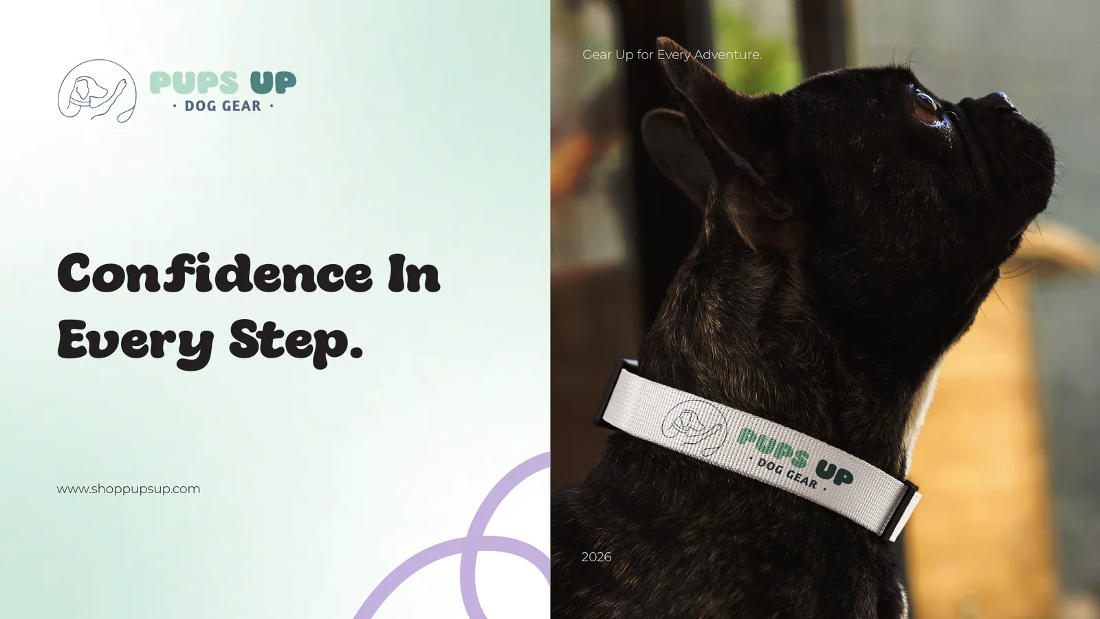 Pups Up brand style guide, page 17