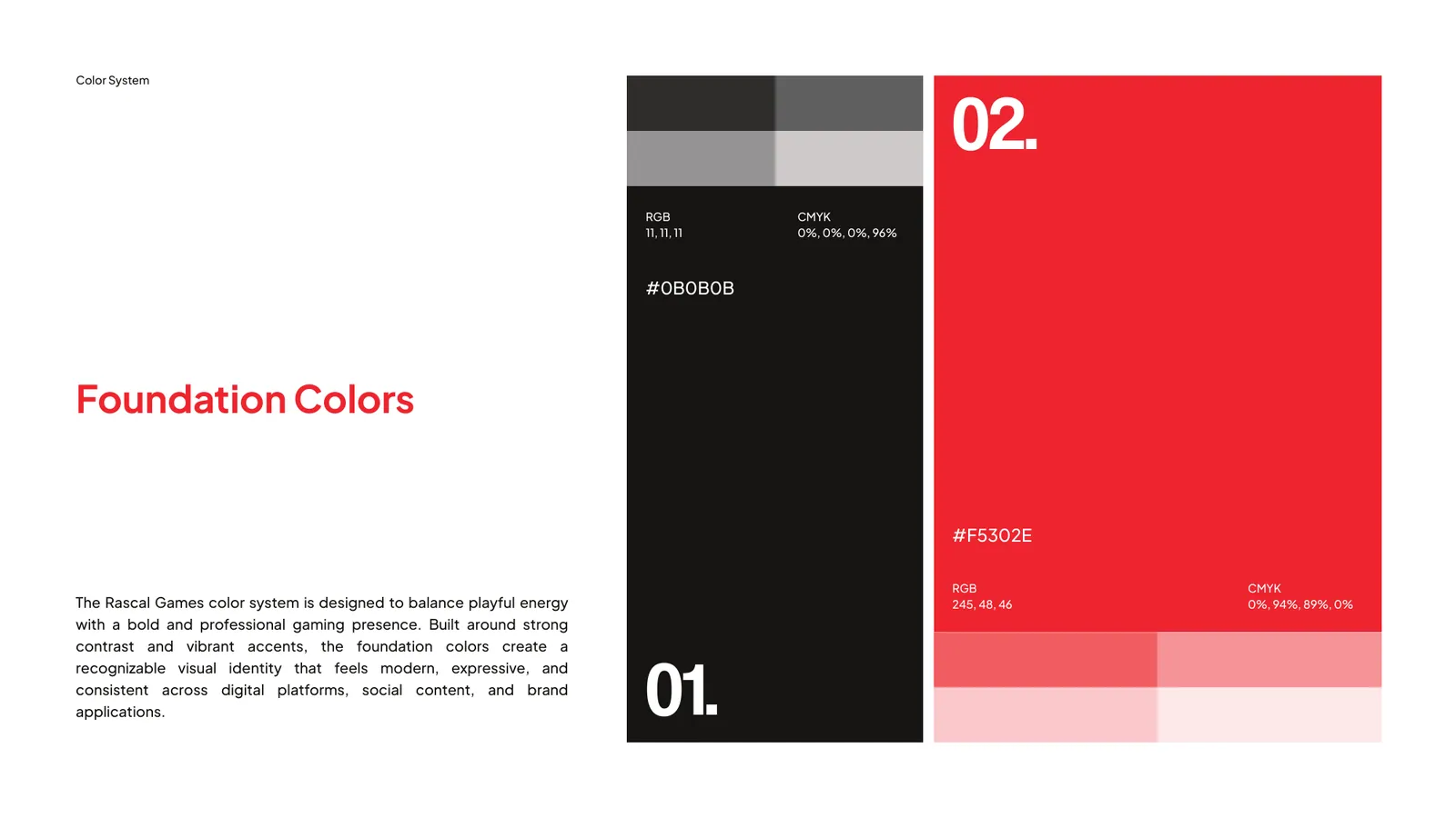 Rascal Games brand style guide, page 18