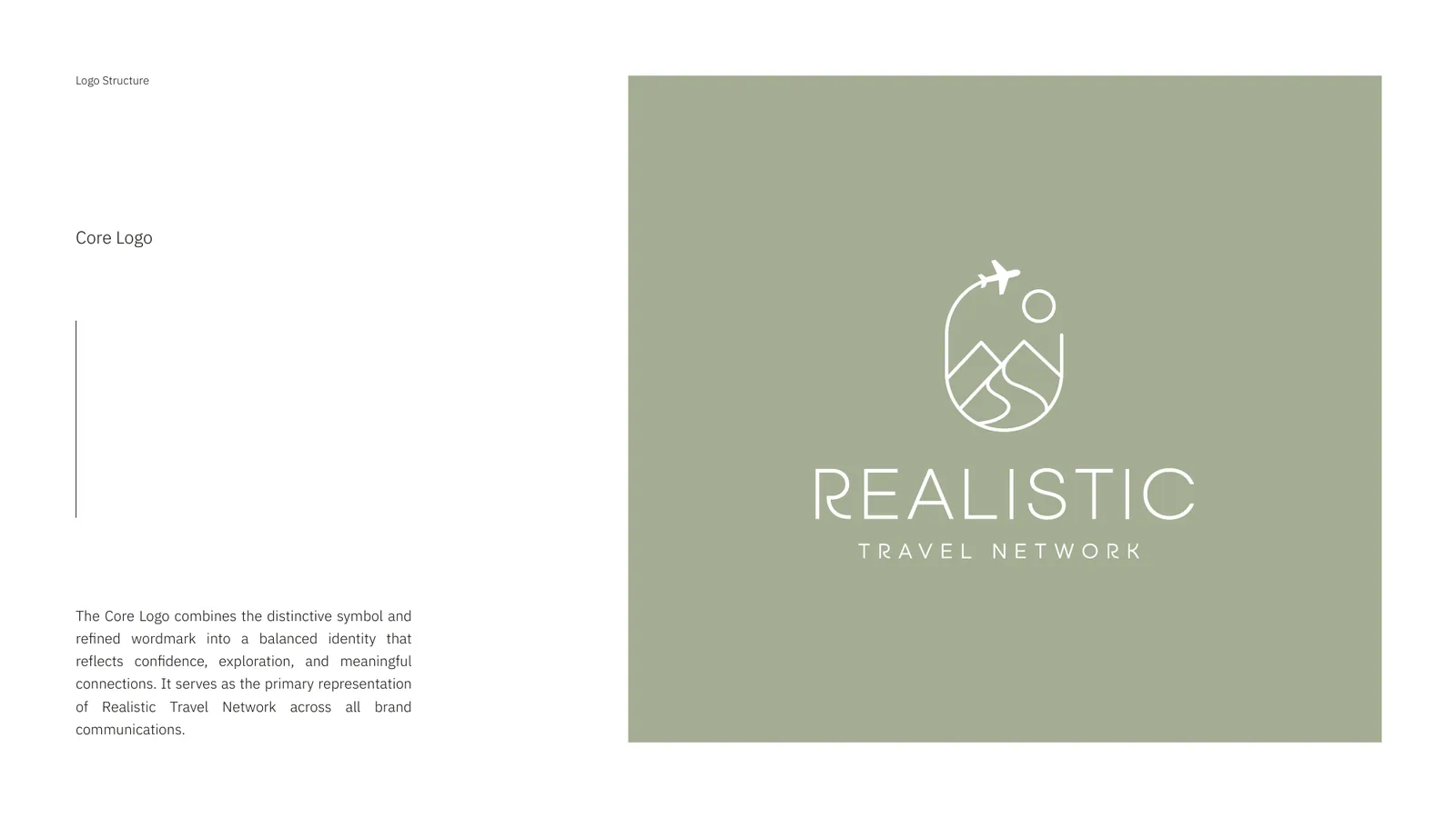Realistic Travel Network brand style guide, page 9