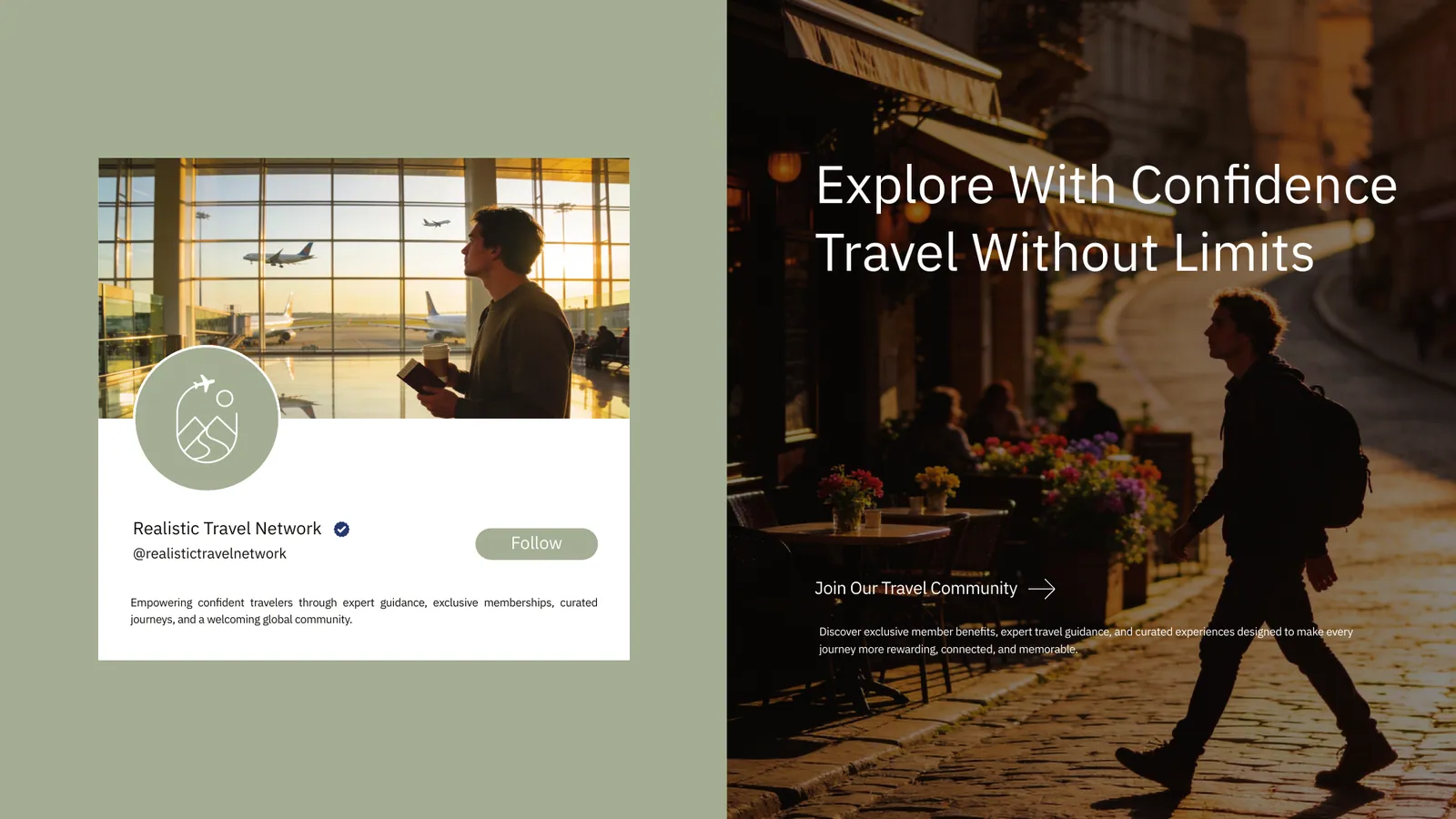 Realistic Travel Network brand style guide, page 18