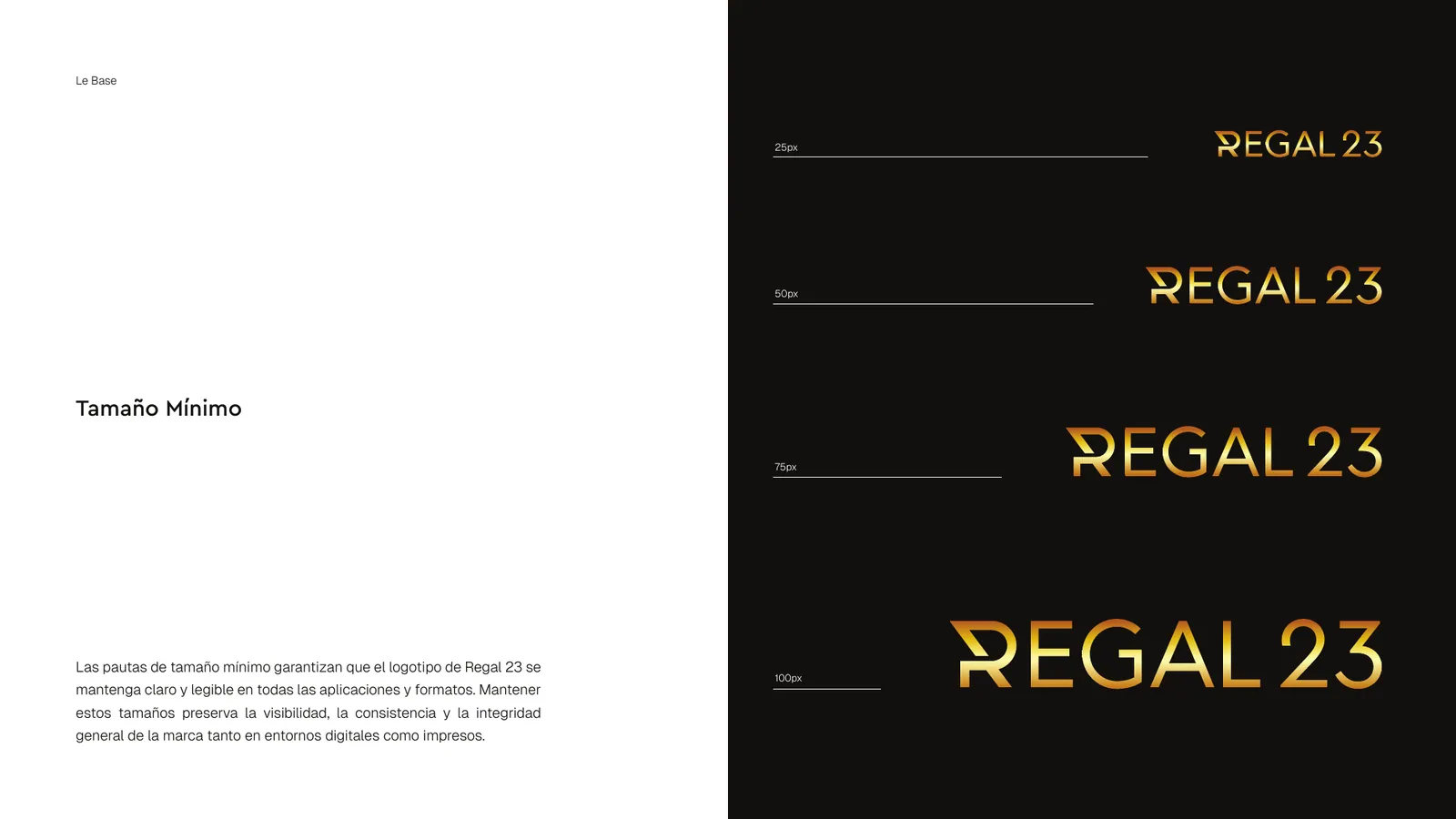 Regal 23 brand style guide, page 16