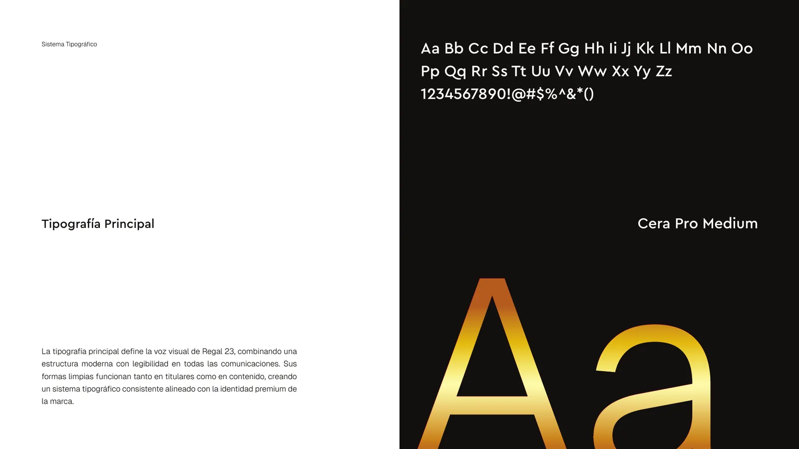 Regal 23 brand style guide, page 30