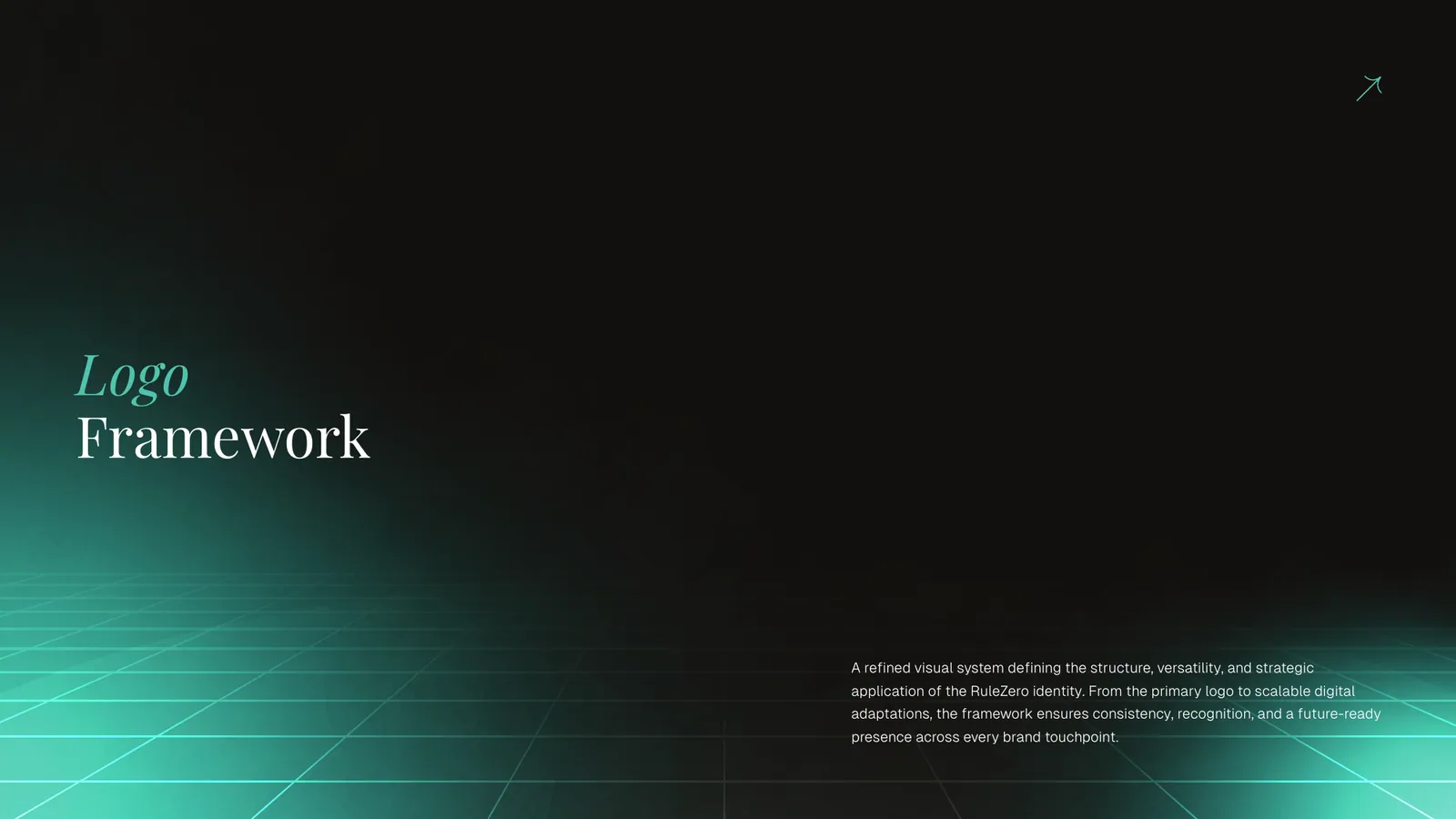 RuleZero brand style guide, page 9