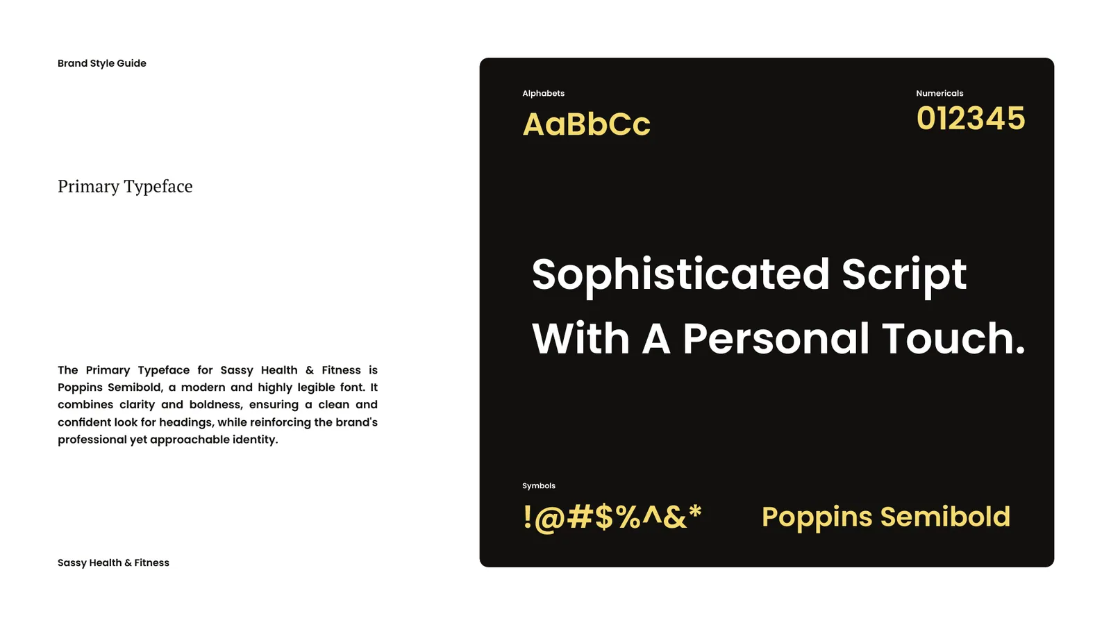 Sassy Health & Fitness brand style guide, page 30