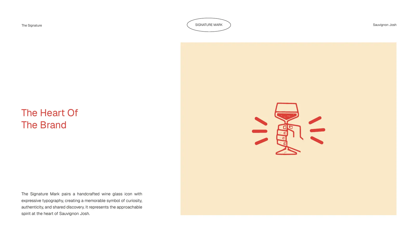 Sauvignon Josh brand style guide, page 11