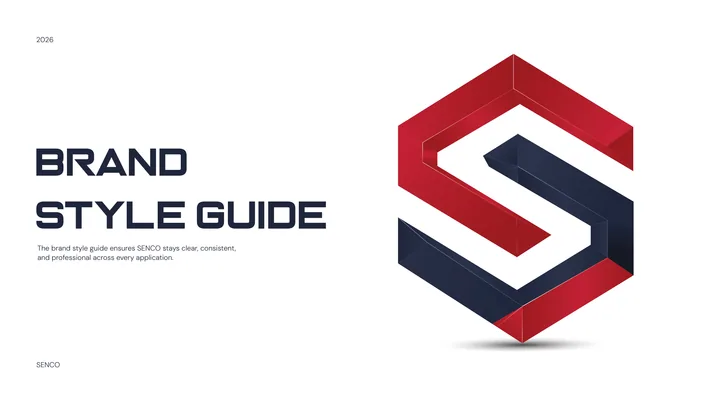 SENCO brand style guide cover