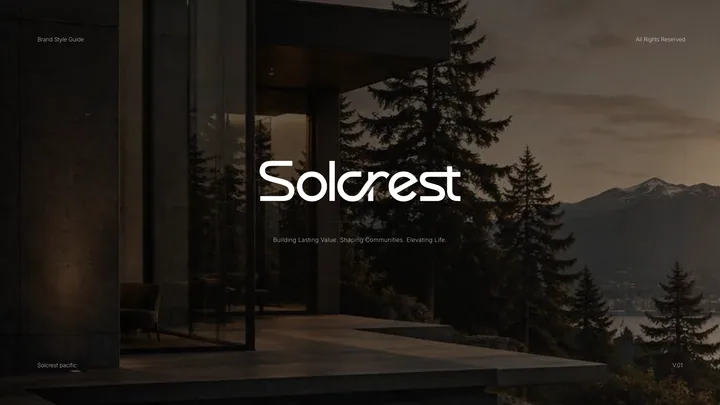 Solcrest Pacific brand style guide cover