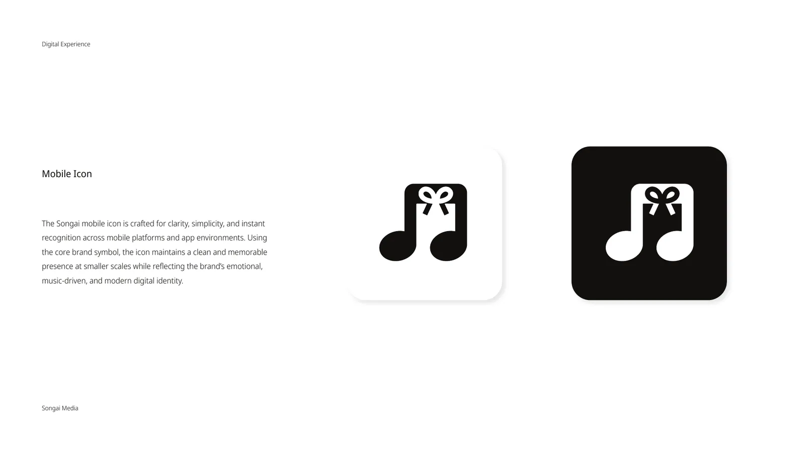 Songai Media brand style guide, page 20
