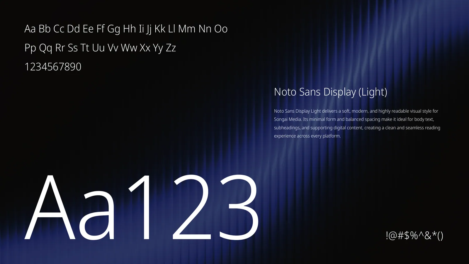 Songai Media brand style guide, page 29