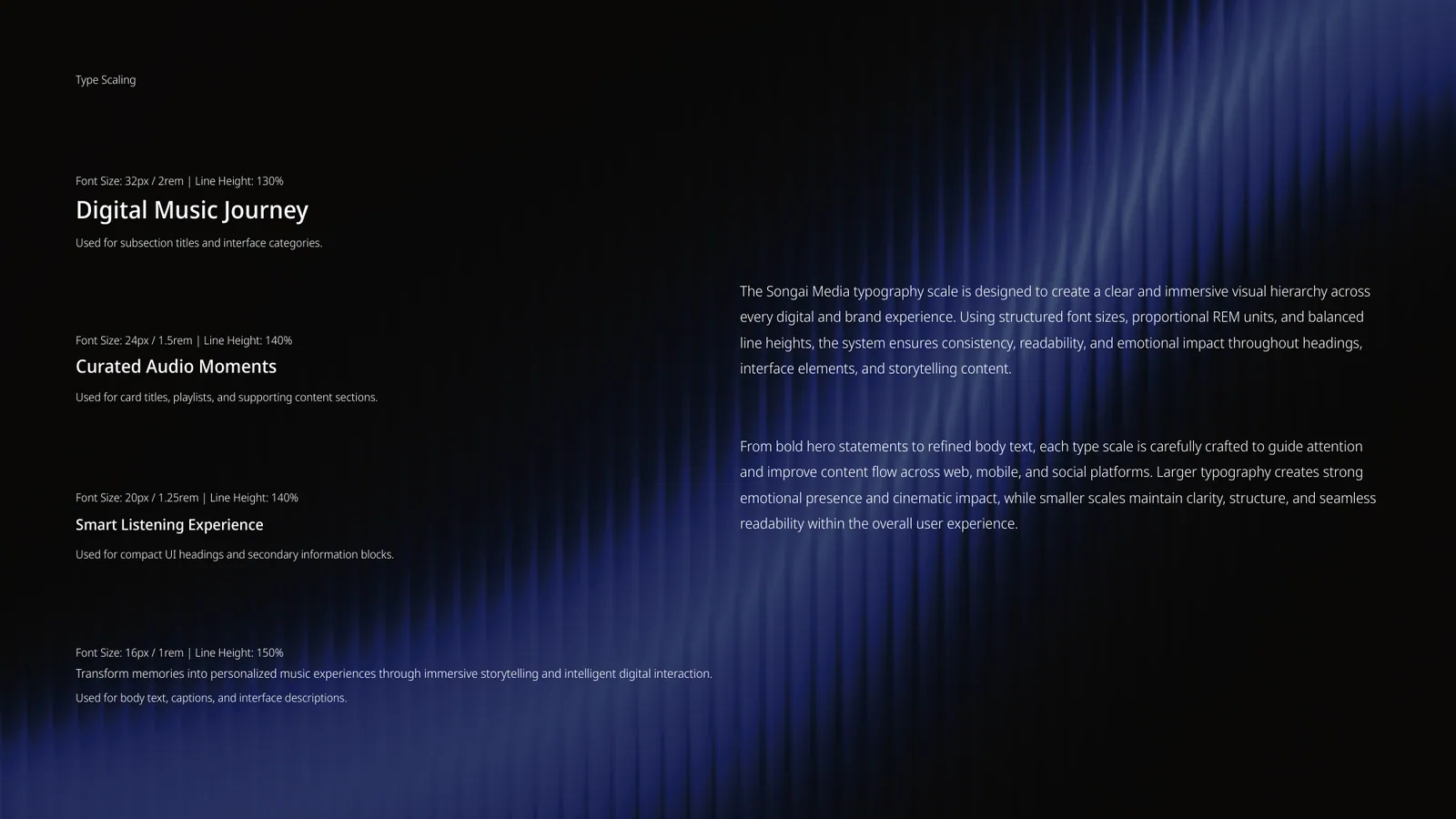 Songai Media brand style guide, page 32