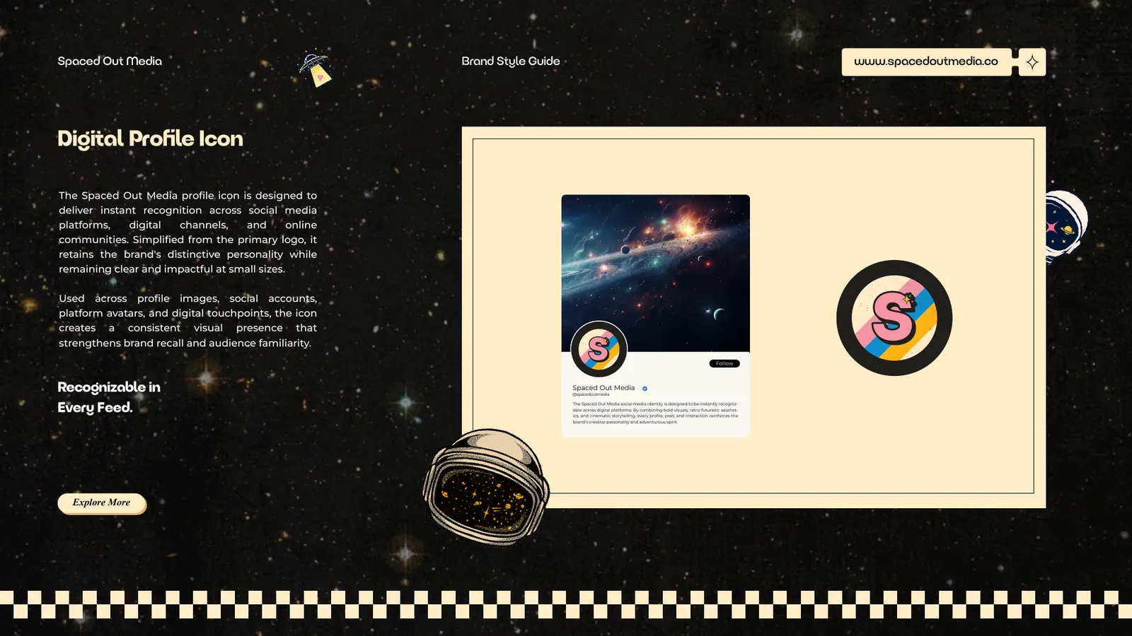 Spaced Out Media brand style guide, page 21