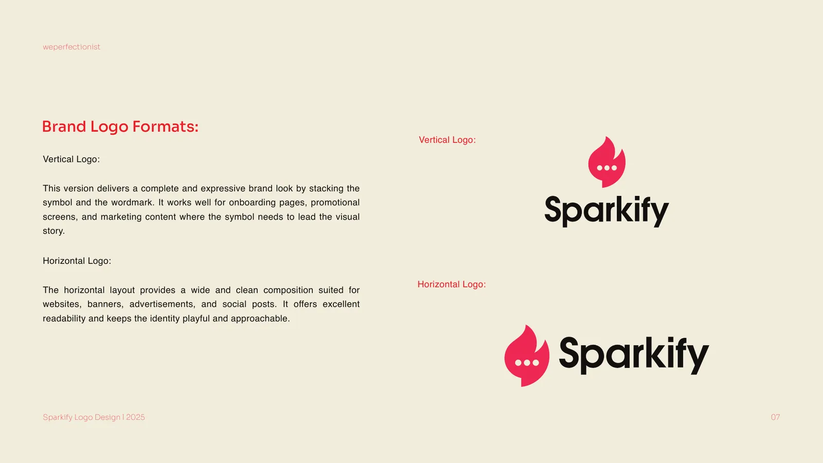 Sparkify logo design, page 7