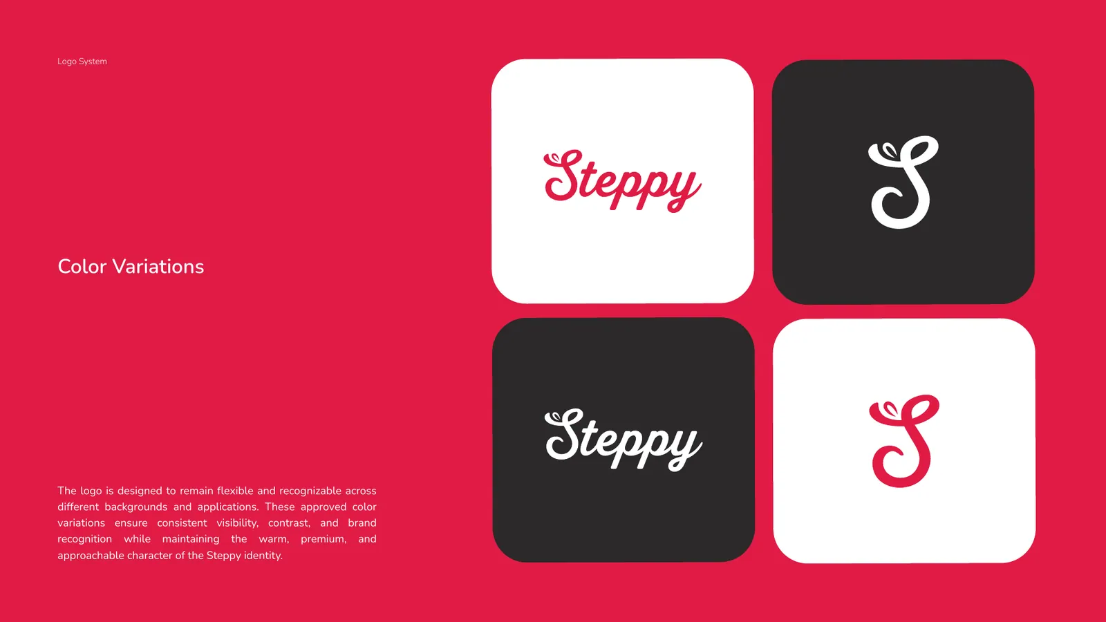 Steppy brand style guide, page 11