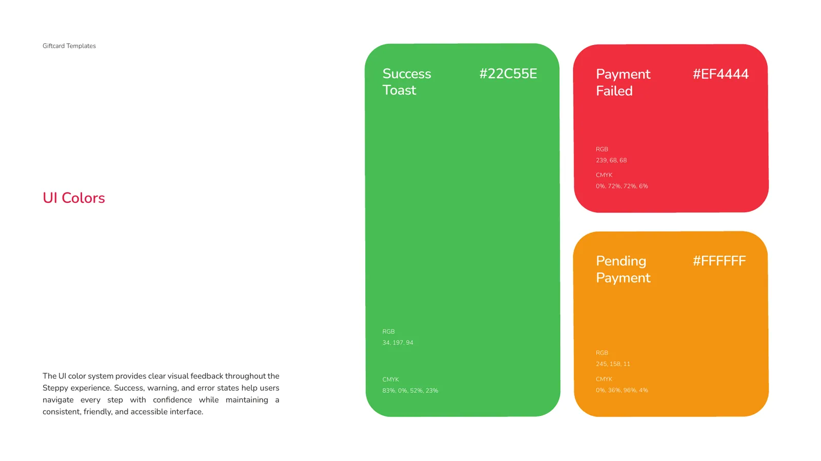 Steppy brand style guide, page 33