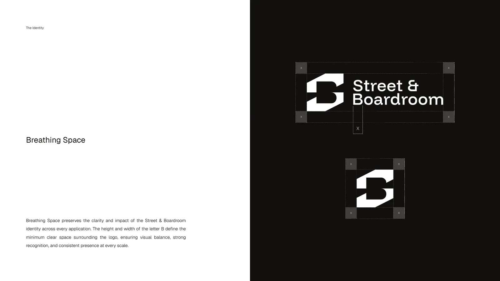 Street & Boardroom brand style guide, page 13