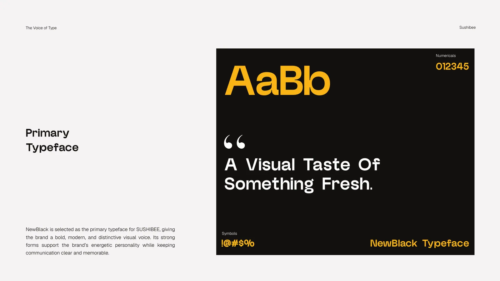 SUSHIBEE brand style guide, page 27