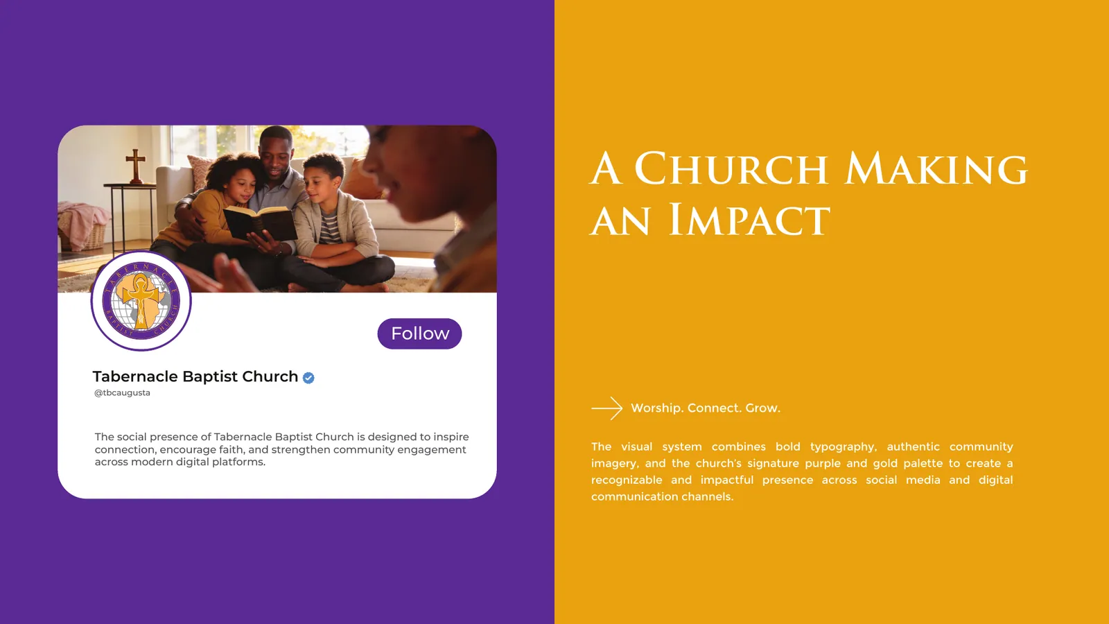 Tabernacle Baptist Church brand style guide, page 22