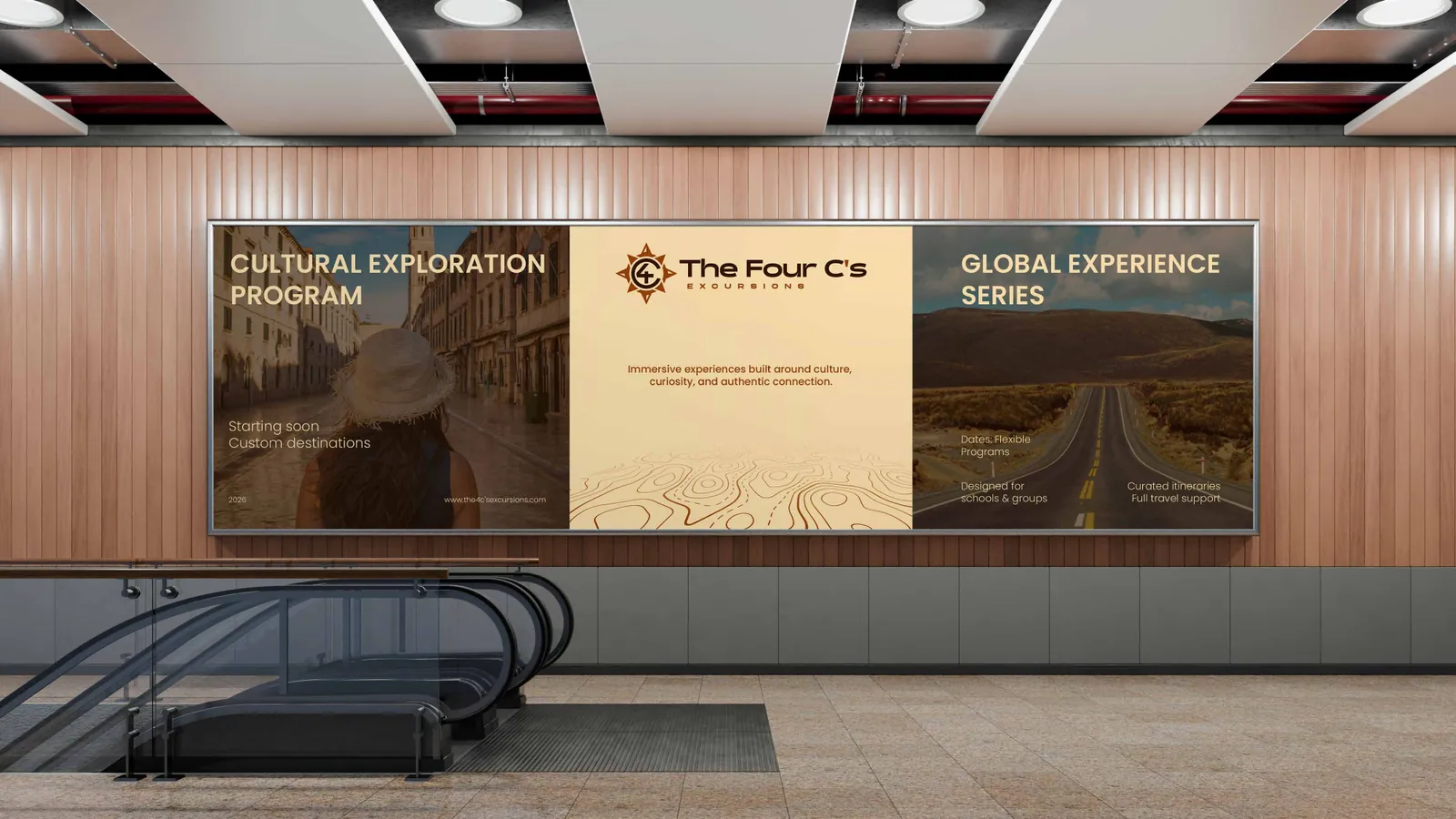 The 4 C's Excursions brand style guide, page 33
