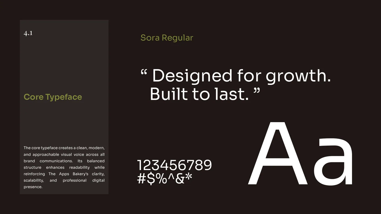 The Apps Bakery brand style guide, page 26