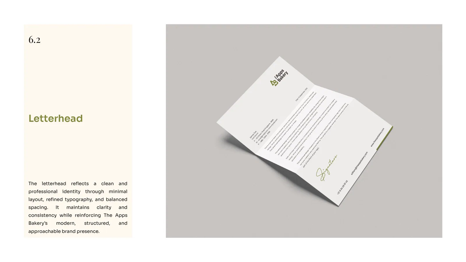 The Apps Bakery brand style guide, page 35