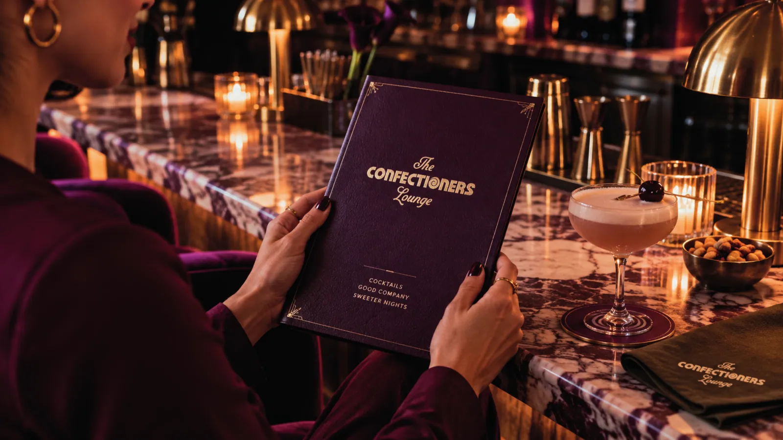 The Confectioners Lounge brand style guide, page 50